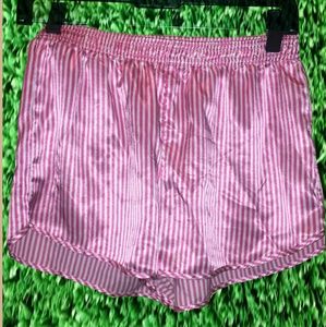 AA silk striped shorts